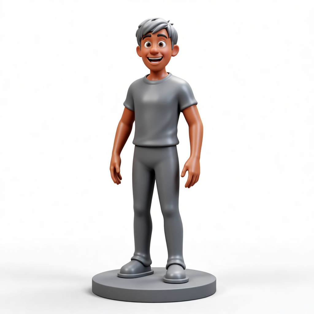 Happy Boy Figurine free 3D printable STL