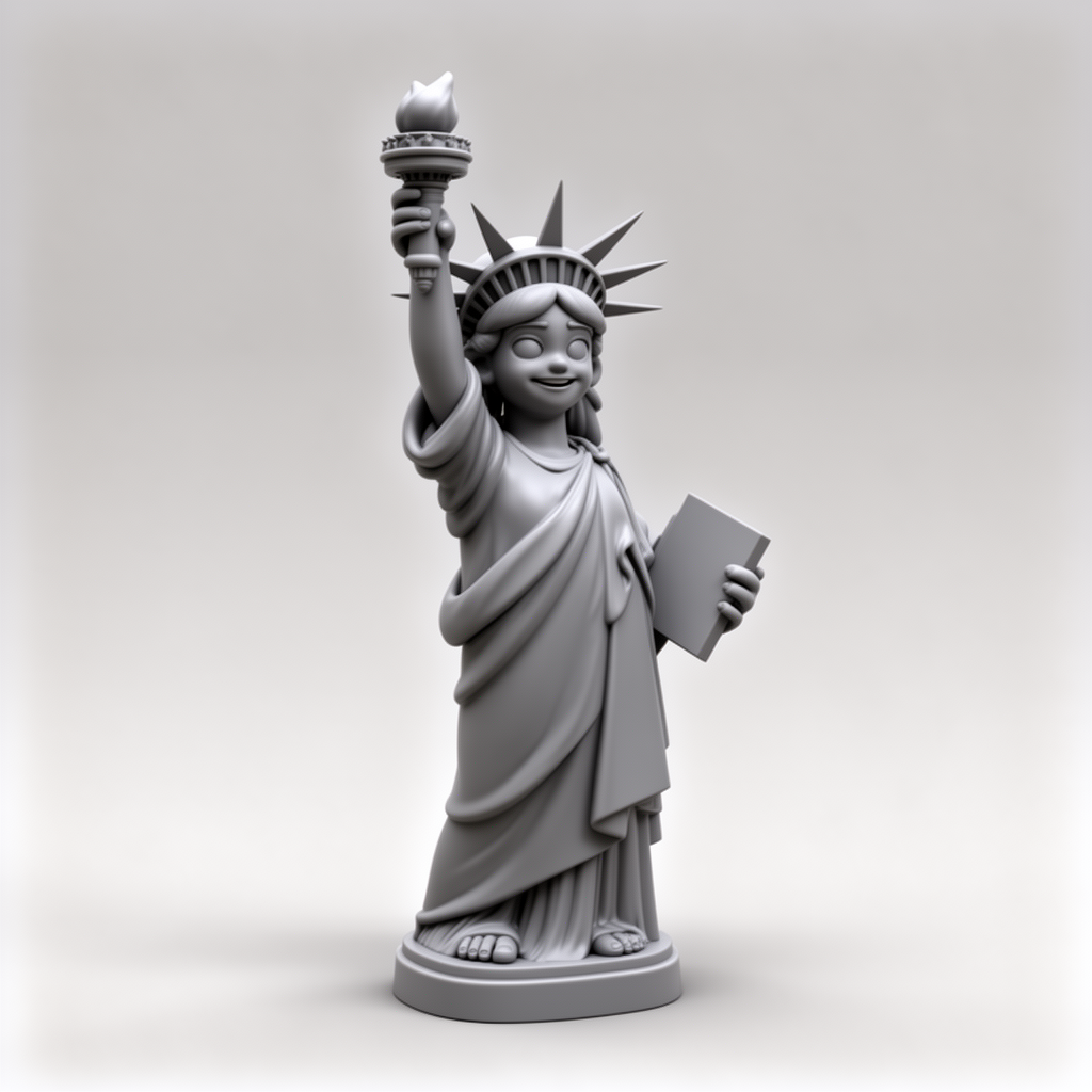 Statue of Liberty Figurine free 3D printable STL