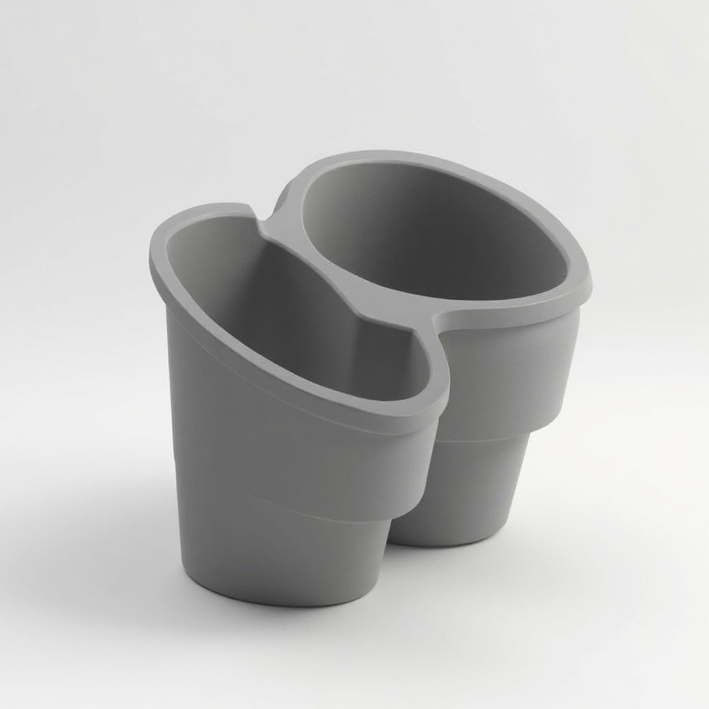 GMC Sierra Cup Holder Insert free 3D printable STL