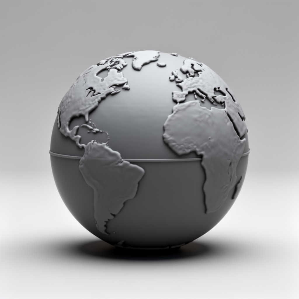 Earth Globe Model free 3D printable STL