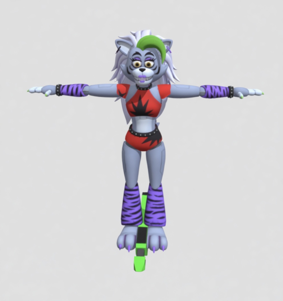 Funtime Tigre Animatronic Model free 3D printable STL