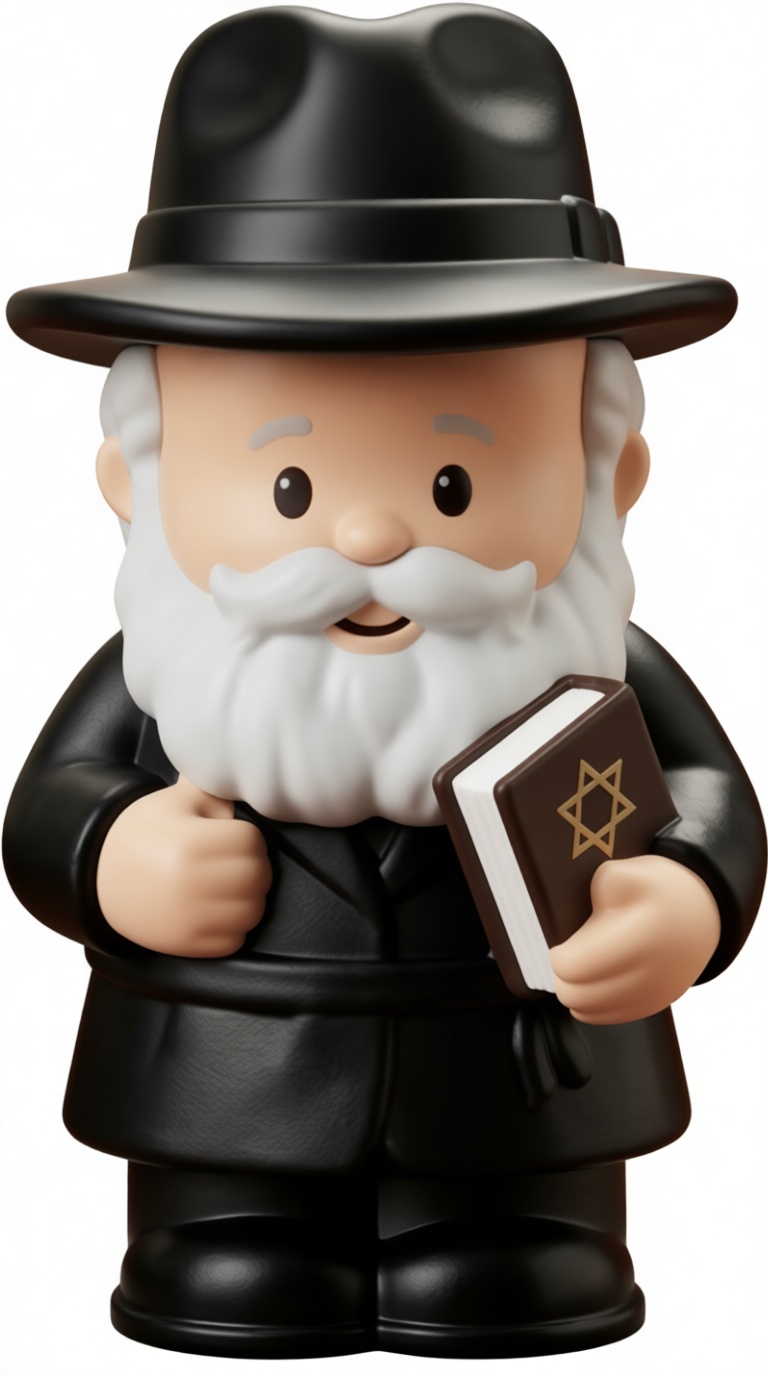 Hasidic Rabbi Figurine free 3D printable STL