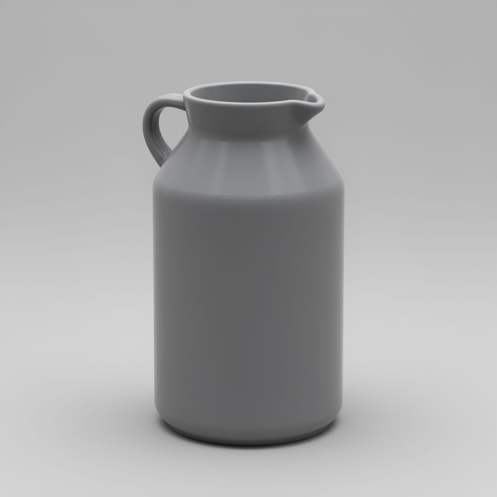 Milk Bottle Vase free 3D printable STL