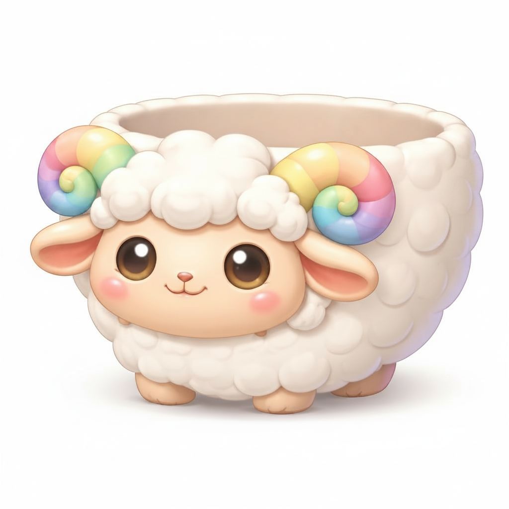 Rainbow Ram Figurine free 3D printable STL