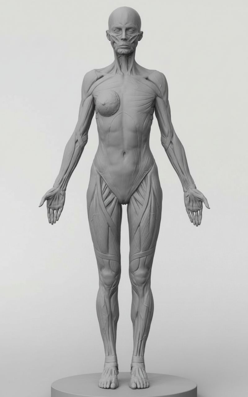 Anatomical Human Model free 3D printable STL