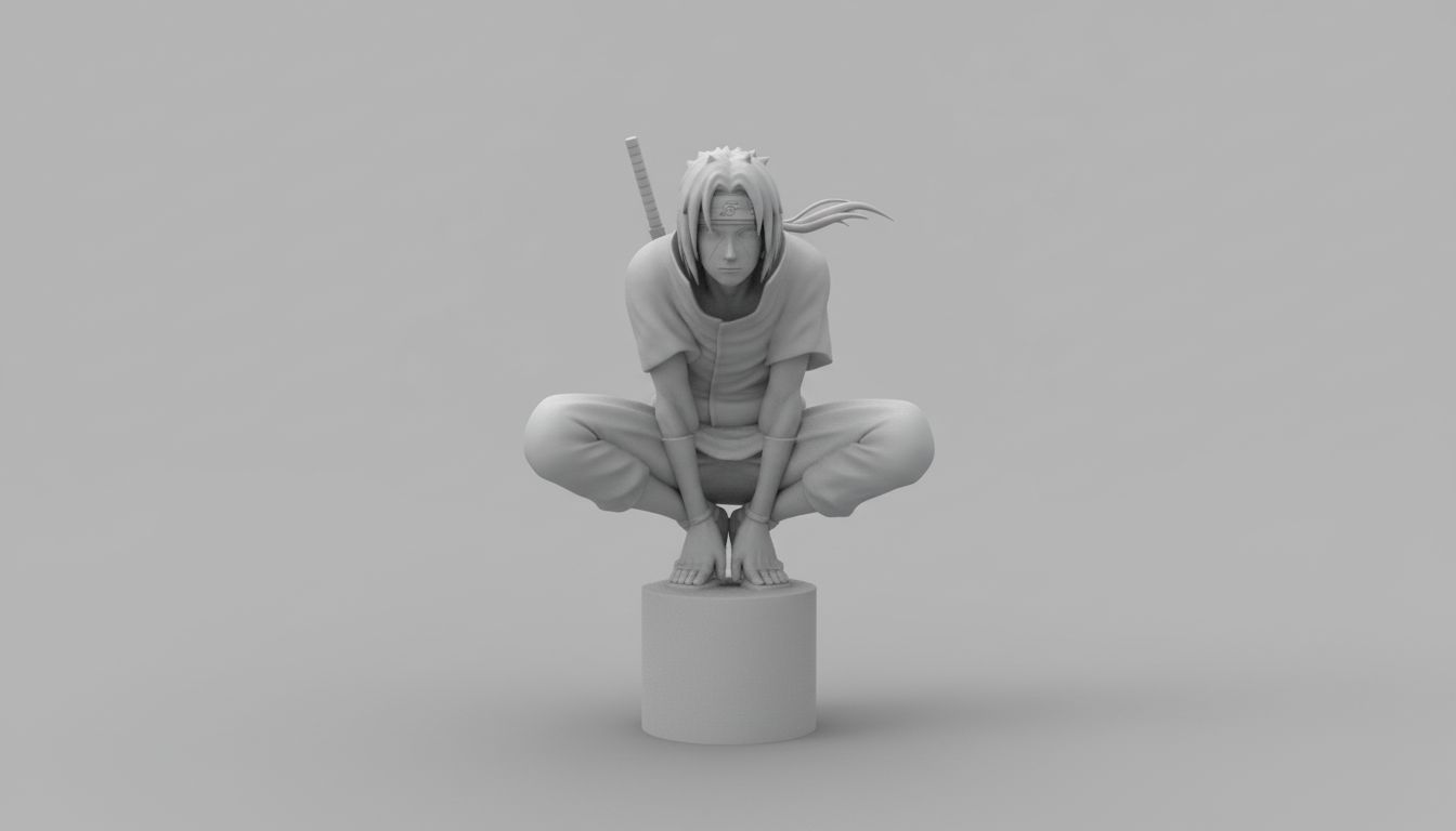 Itachi Uchiha Figurine free 3D printable STL