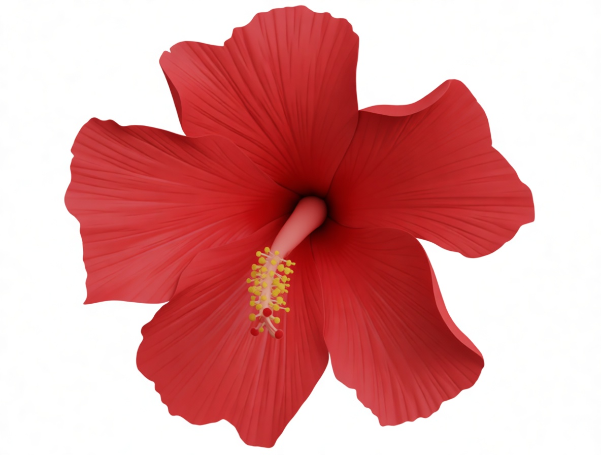 Hibiscus Flower Model free 3D printable STL