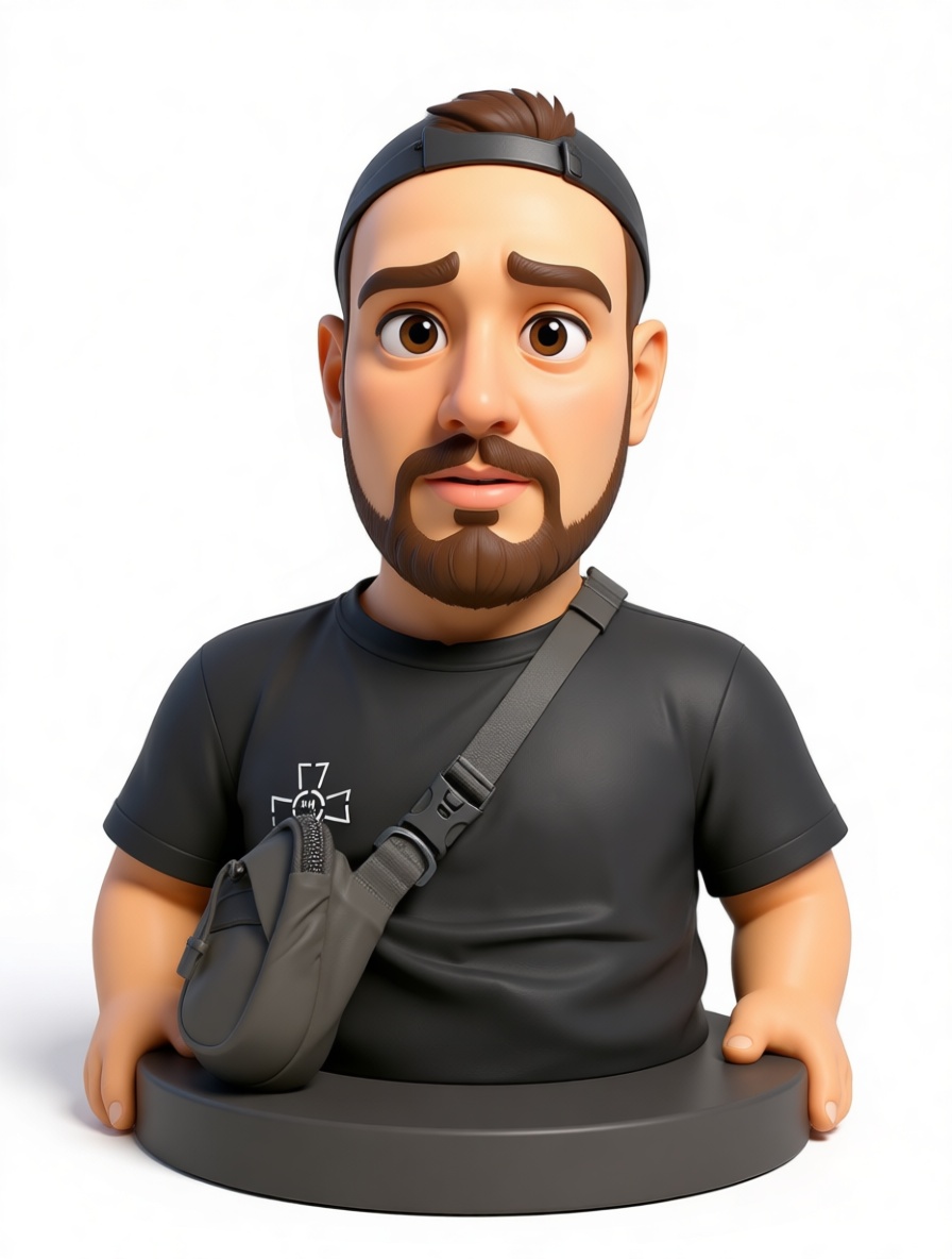Casual Man Bust free 3D printable STL