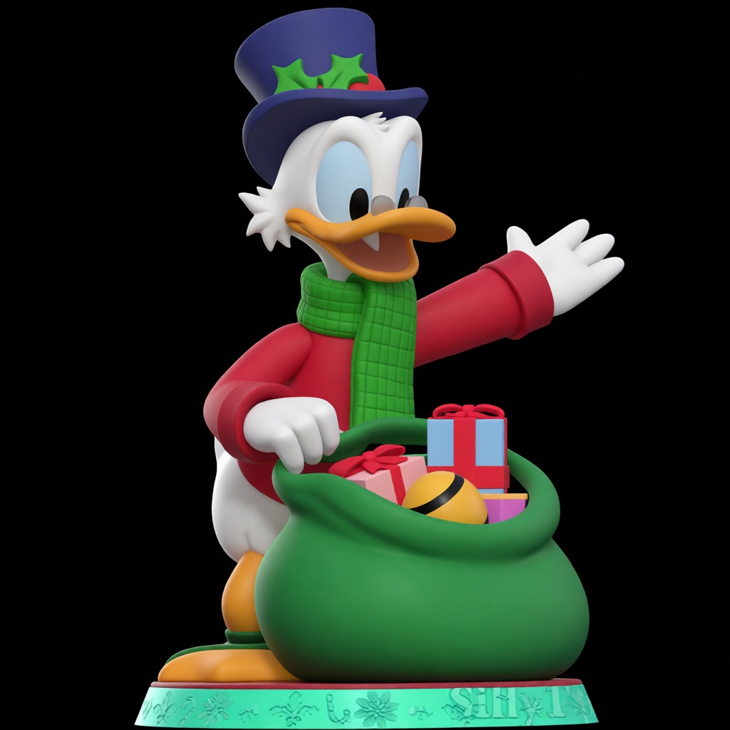 Scrooge McDuck Figurine free 3D printable STL
