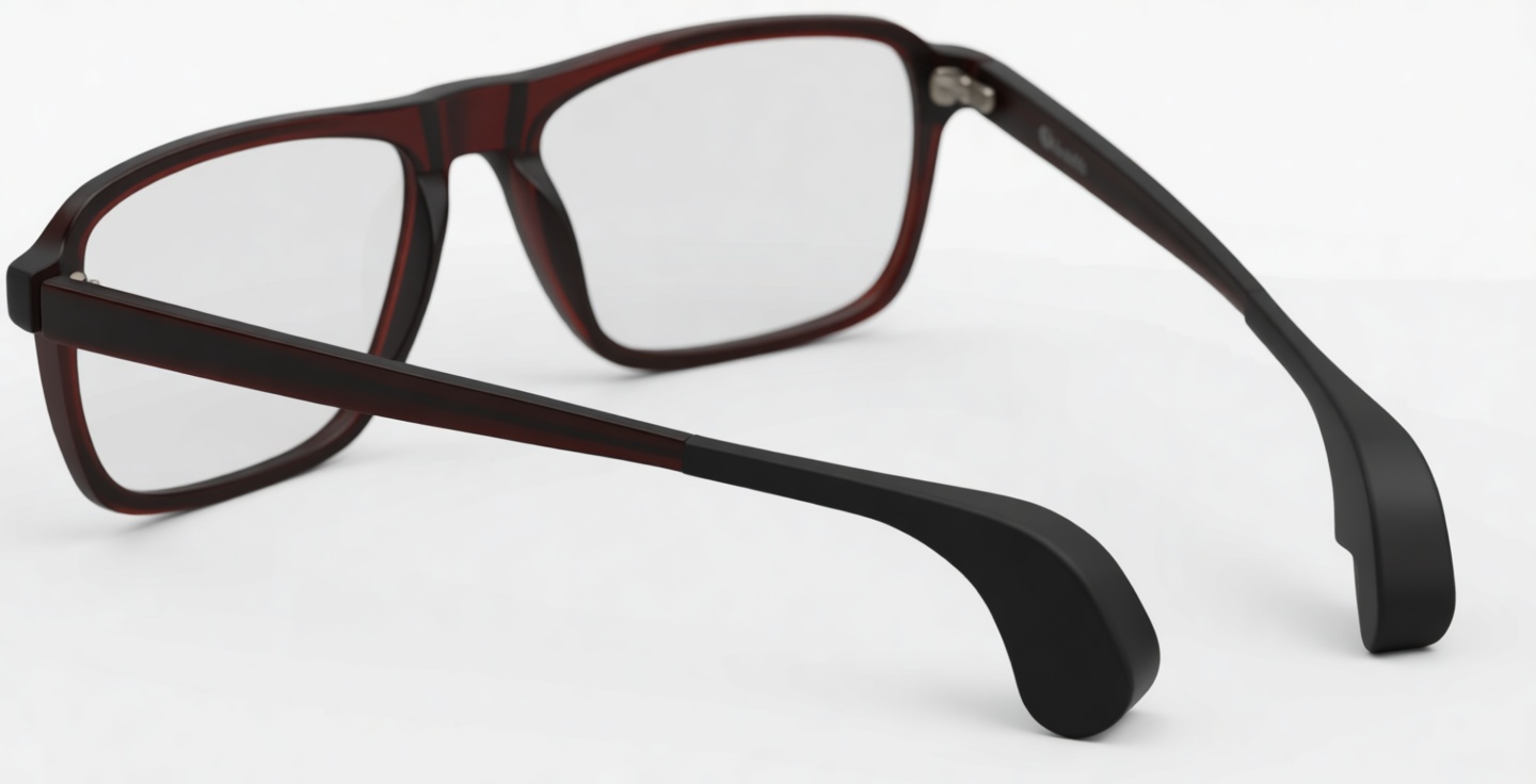 Rectangular Eyeglasses Model free 3D printable STL