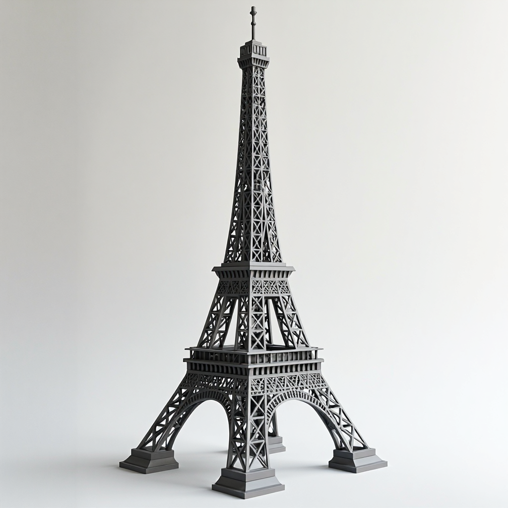 Eiffel Tower Model free 3D printable STL