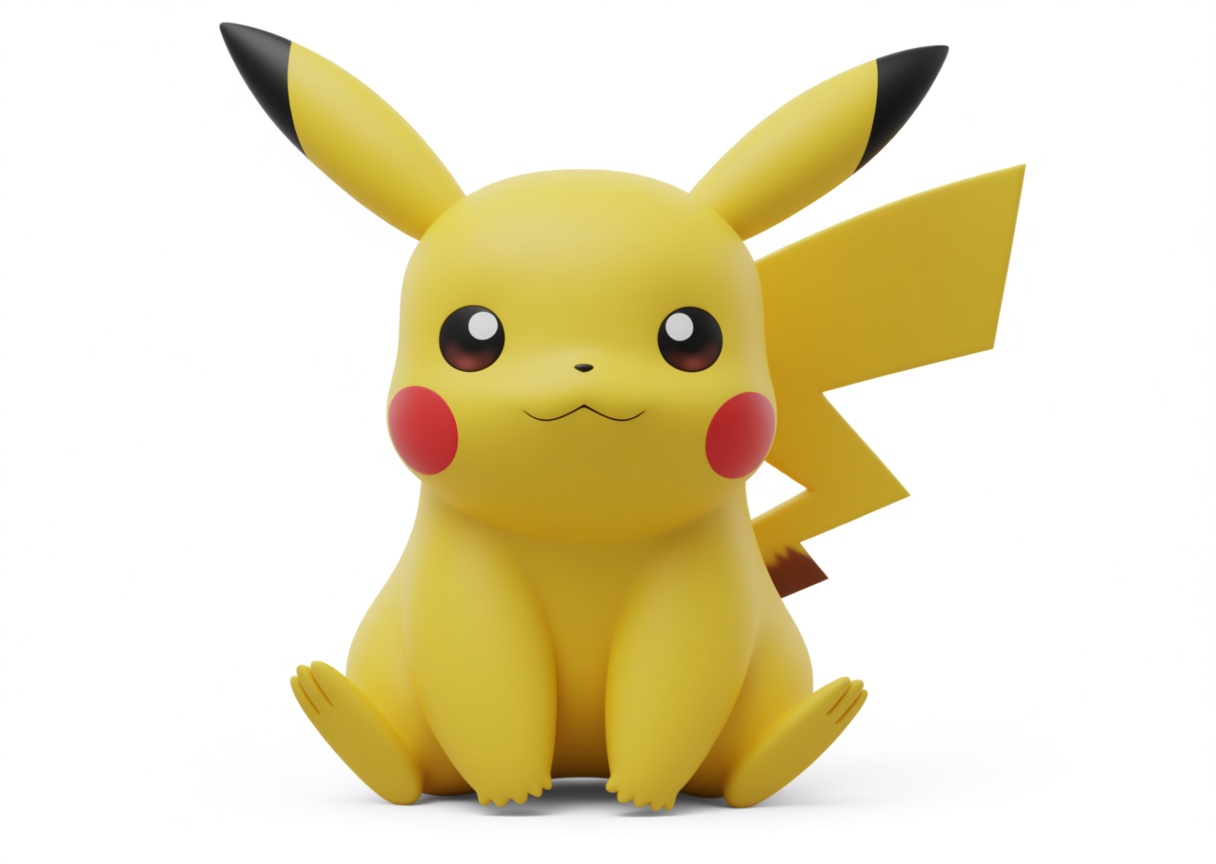 Pikachu Figurine free 3D printable STL