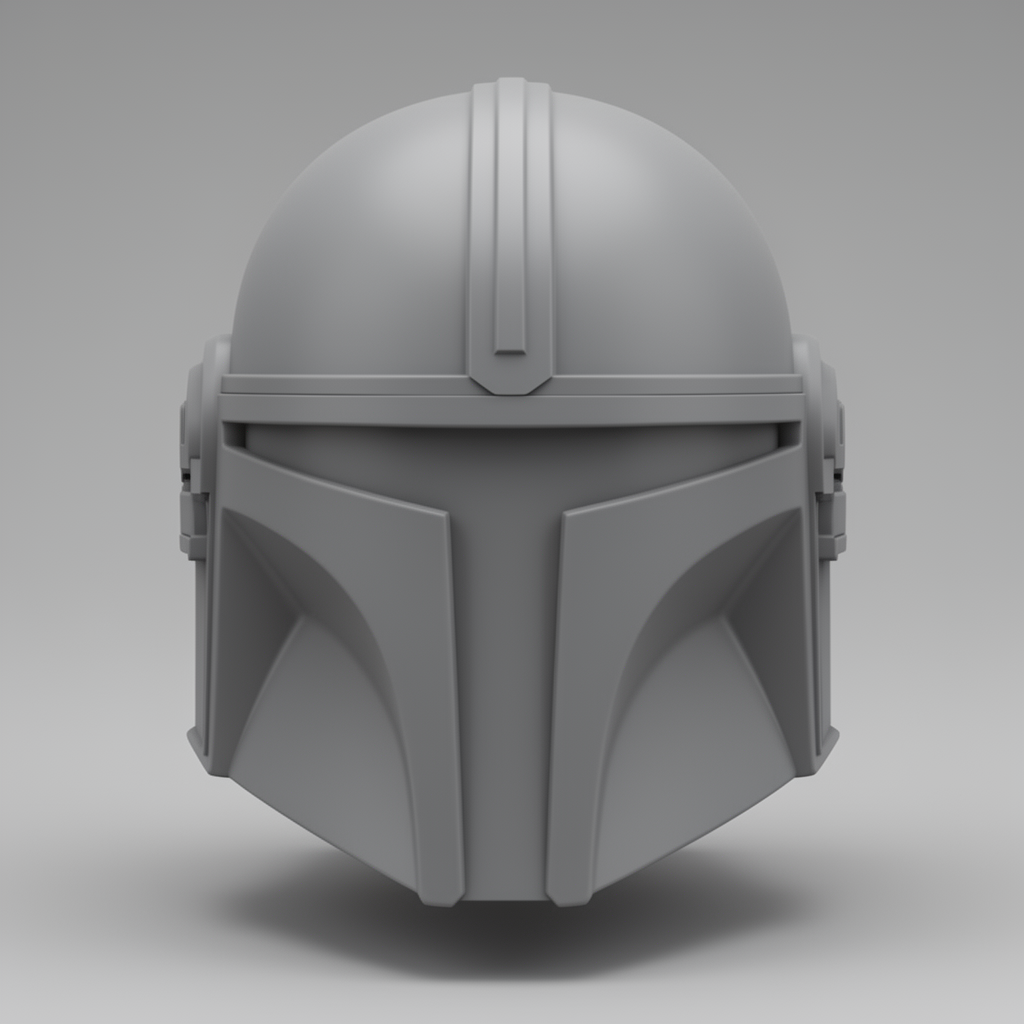 Mandalorian Helmet Model free 3D printable STL