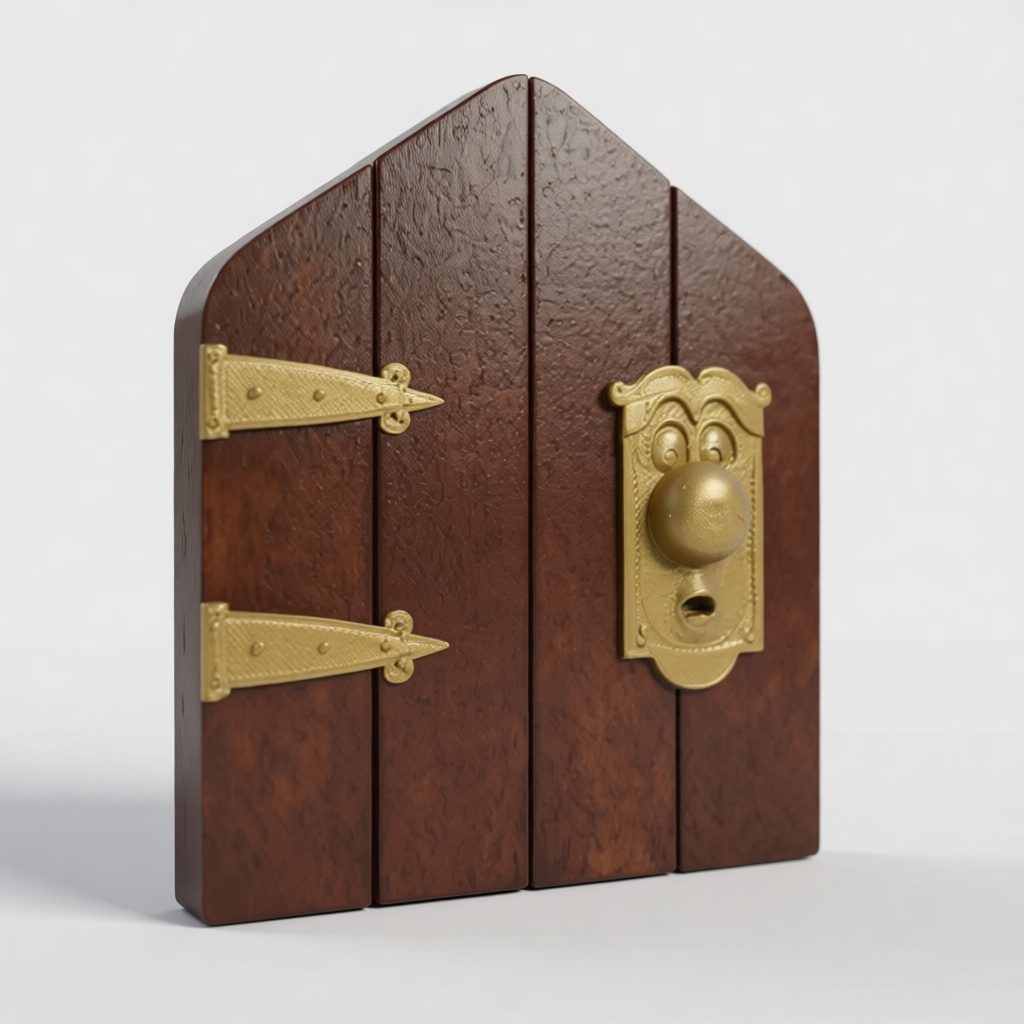 Magic Door Figurine free 3D printable STL