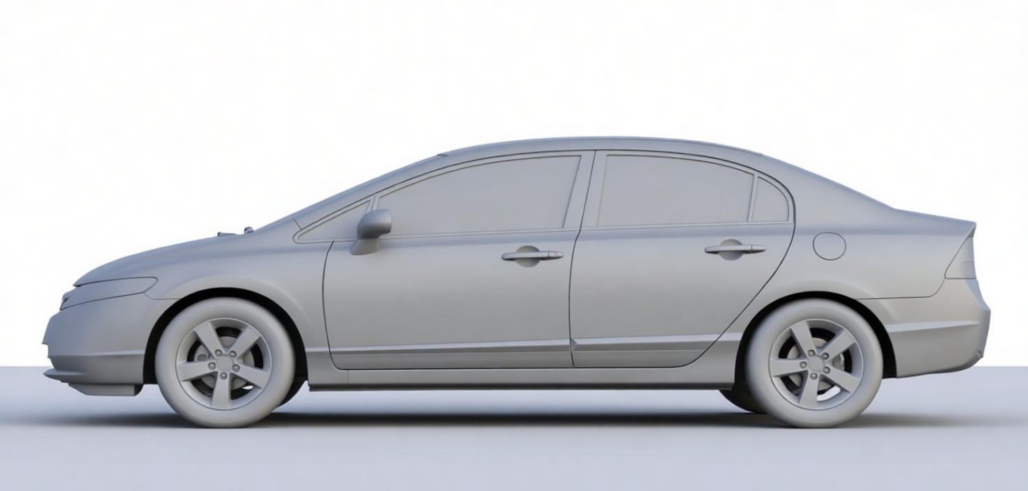 2008 Honda Accord Sedan Model free 3D printable STL