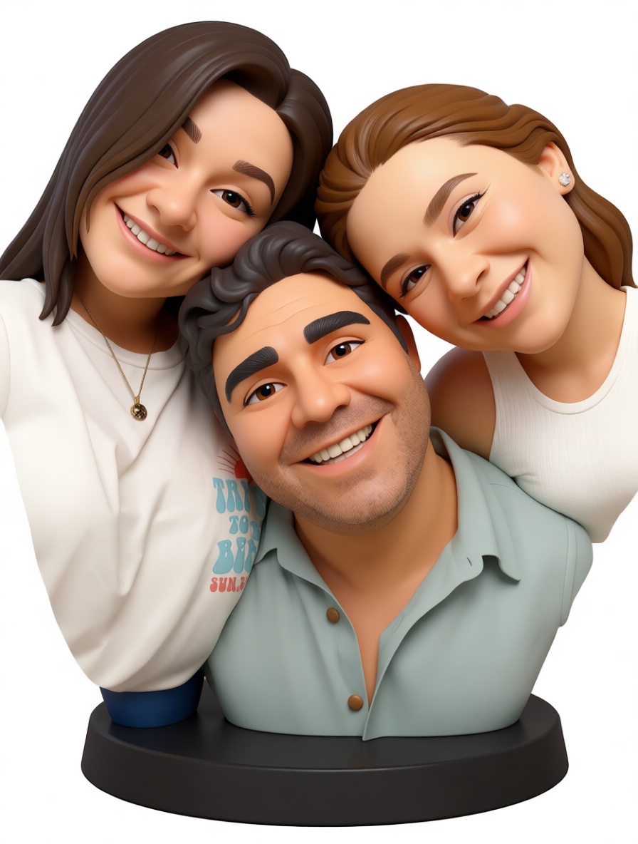 Custom Family Bust free 3D printable STL