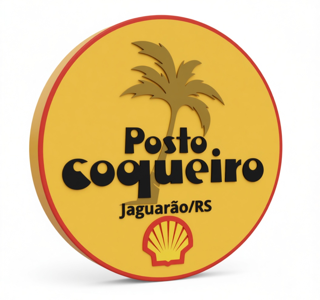 Posto Coqueiro Sign free 3D printable STL