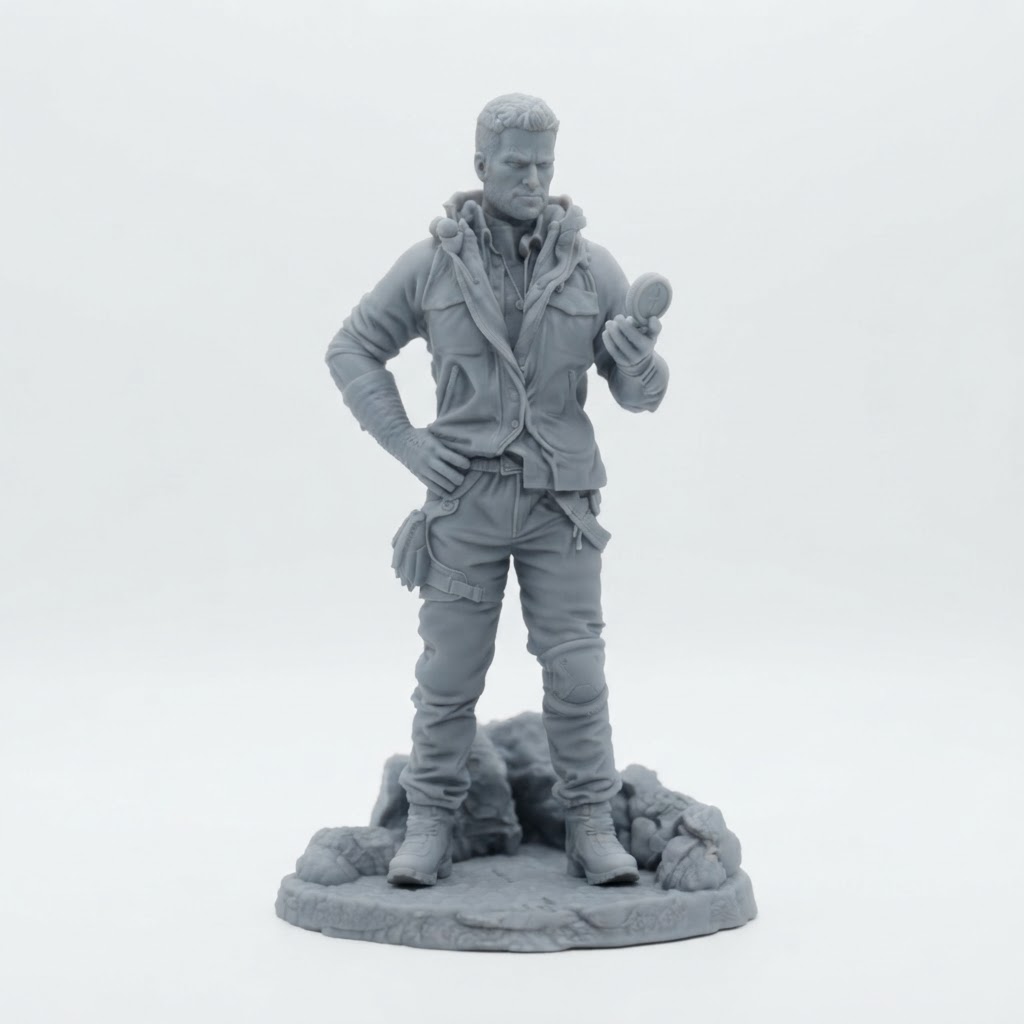 Nathan Drake Figurine free 3D printable STL