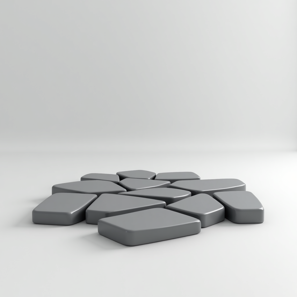 Flat Stone Pathway free 3D printable STL