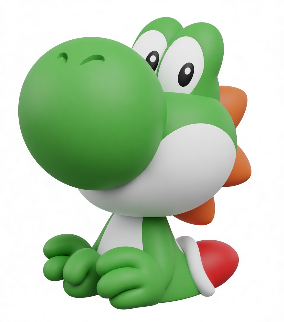 Yoshi Figurine free 3D printable STL