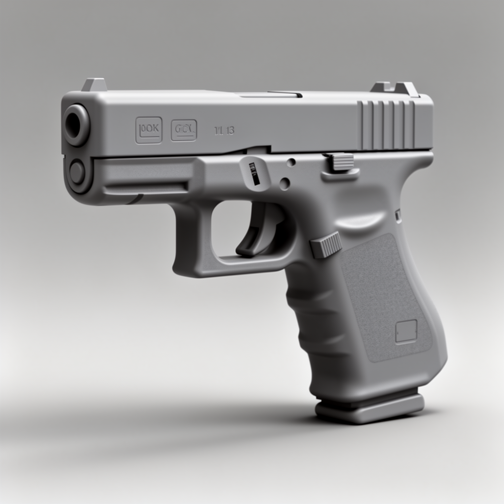GLOCK 19 Model free 3D printable STL