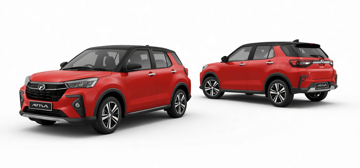 Perodua Ativa SUV Model free 3D printable STL