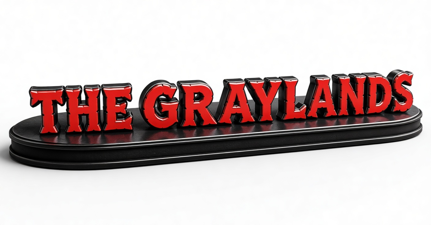 The Graylands Text Sign free 3D printable STL
