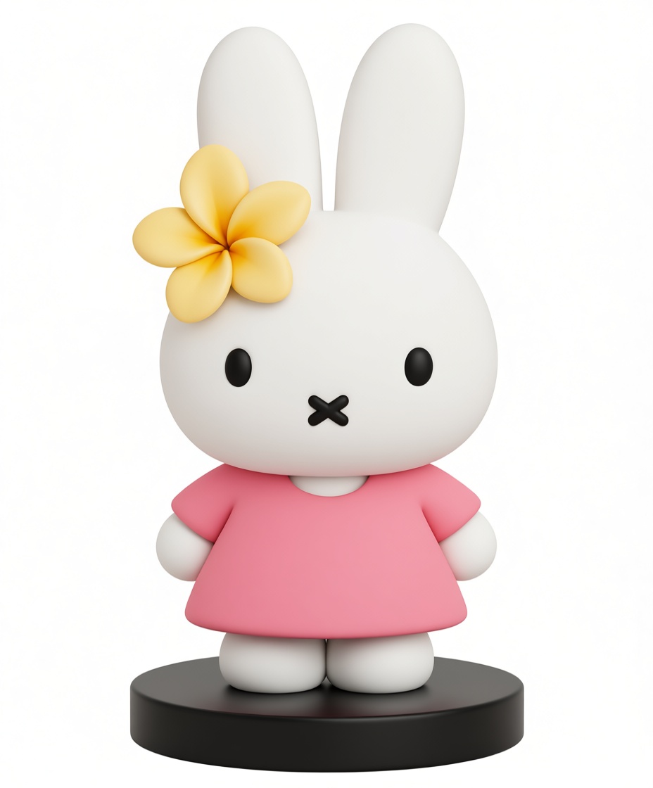 Miffy Figurine free 3D printable STL