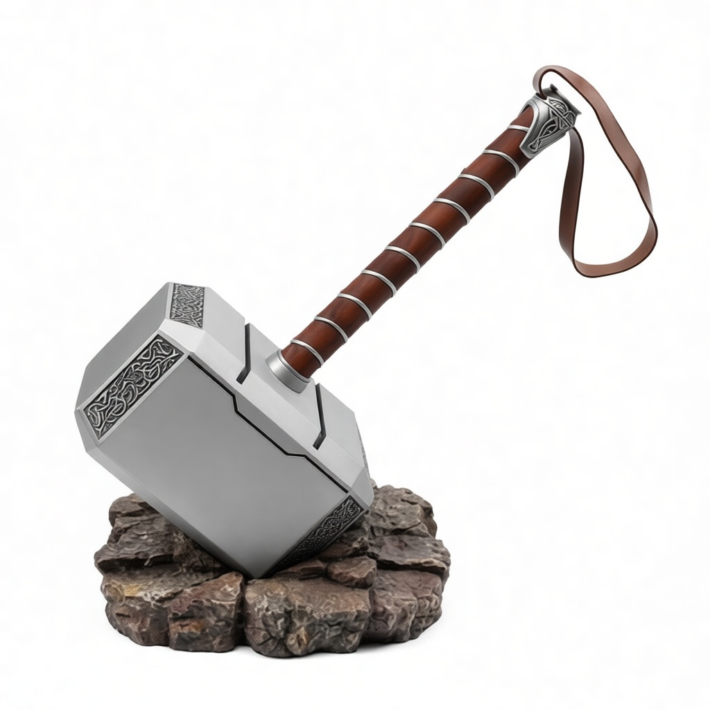 Mjolnir Hammer Figurine free 3D printable STL