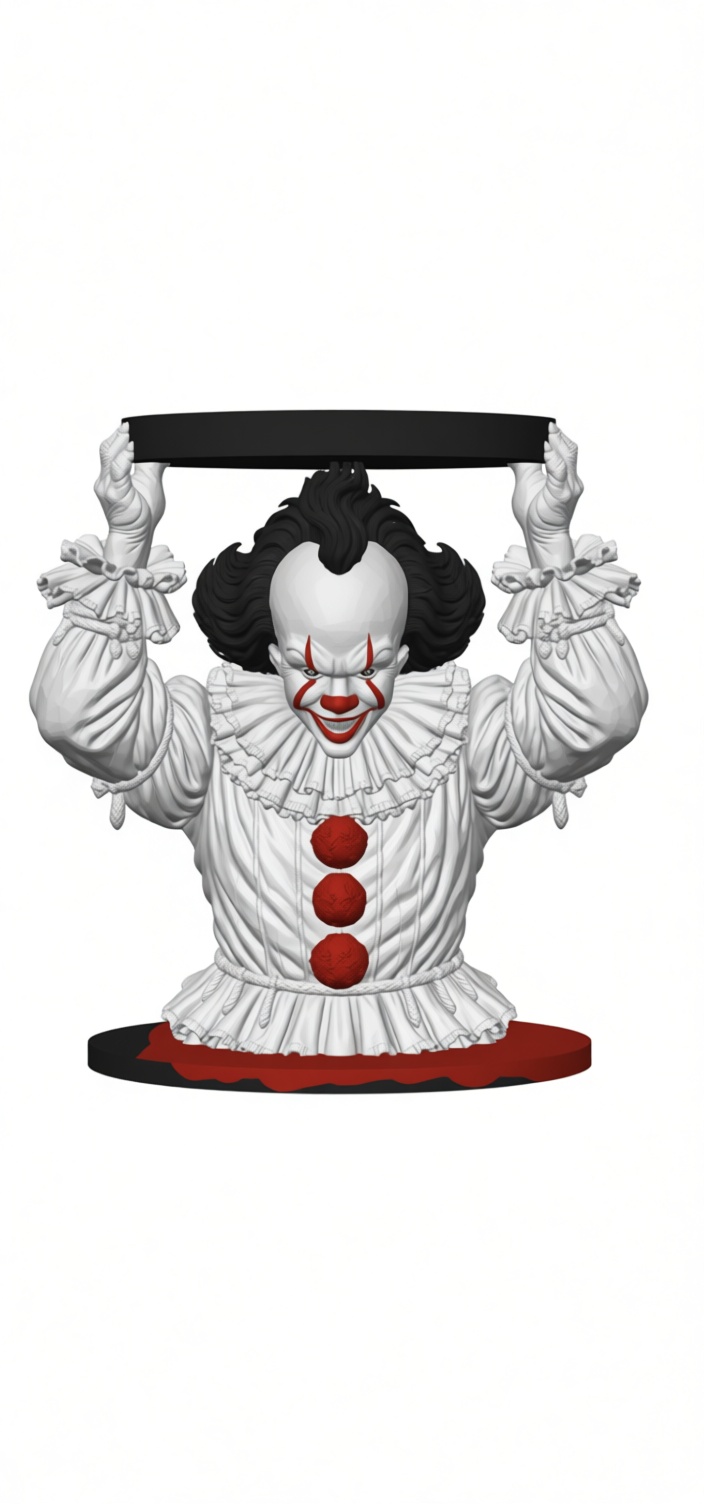 Pennywise Bust free 3D printable STL