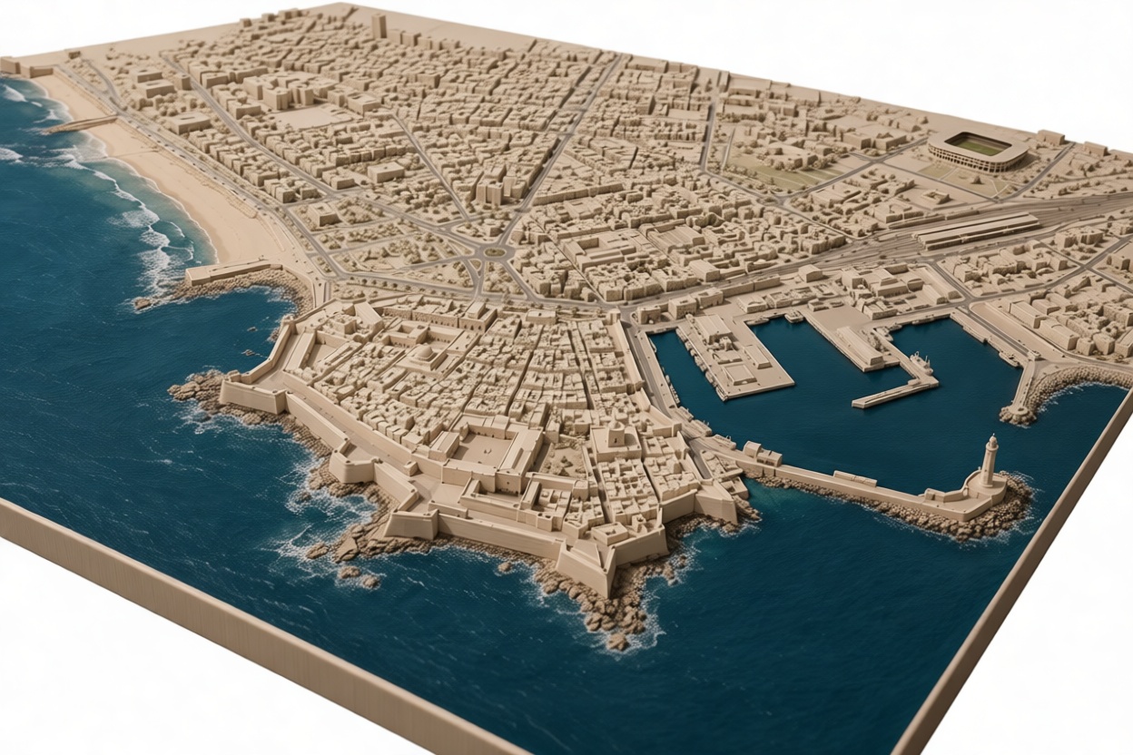 Palma de Mallorca City Model free 3D printable STL