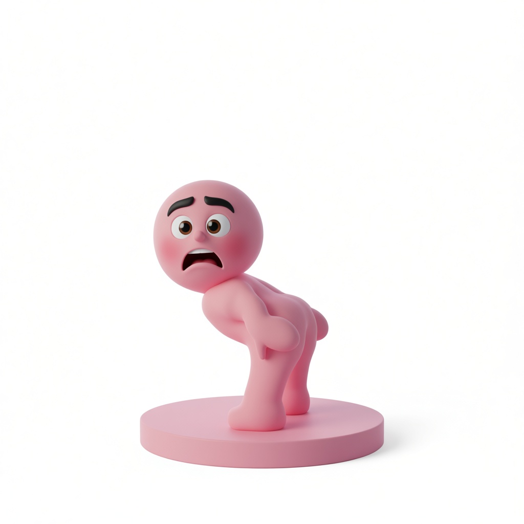 Shocked Pink Emoji Figurine free 3D printable STL