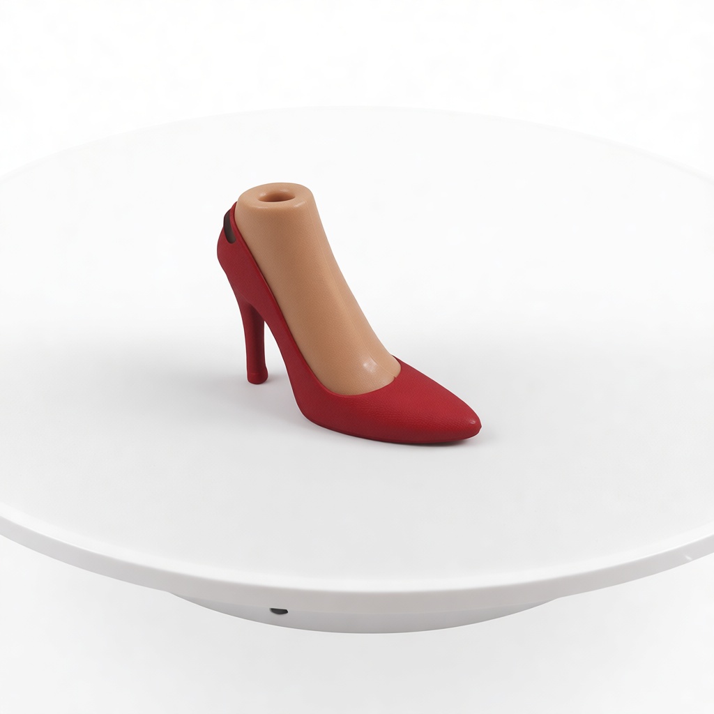 Red Stiletto Heel Model free 3D printable STL