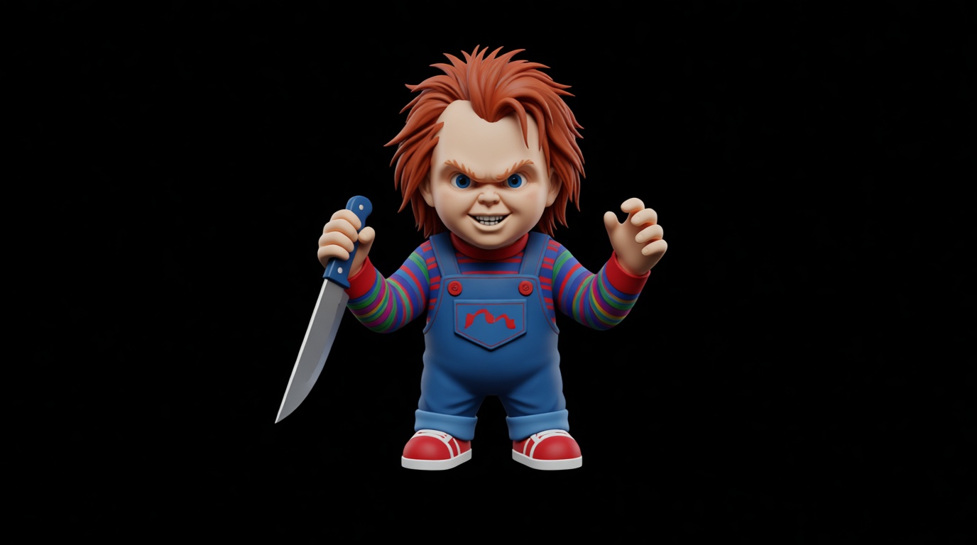 Chucky Doll Figurine free 3D printable STL