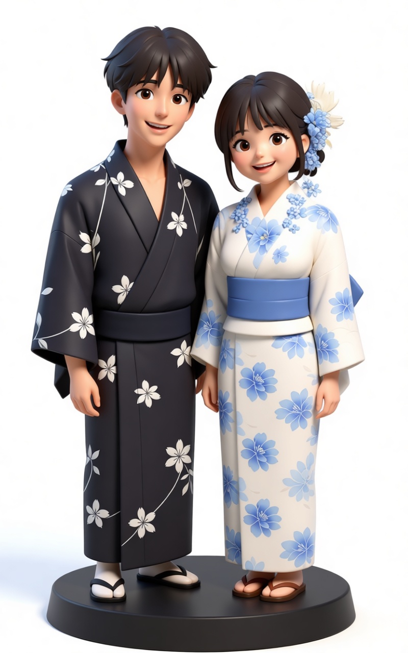 Anime Couple Figurine - Free 3D Printable STL File