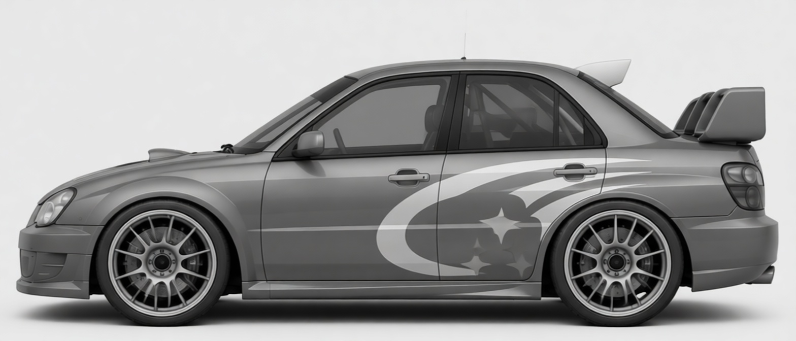 Subaru Impreza WRX STI Model free 3D printable STL