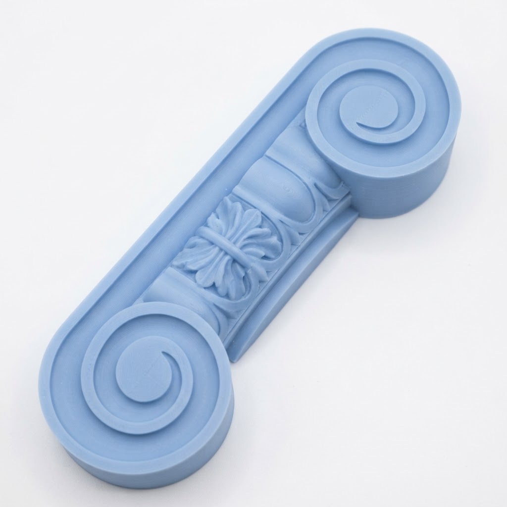Ionic Capital 3D Model free 3D printable STL