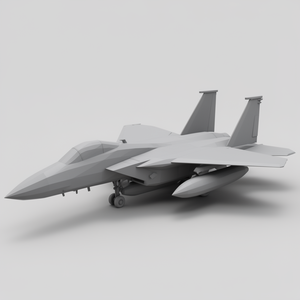 F-15 Eagle Fighter Jet Model free 3D printable STL