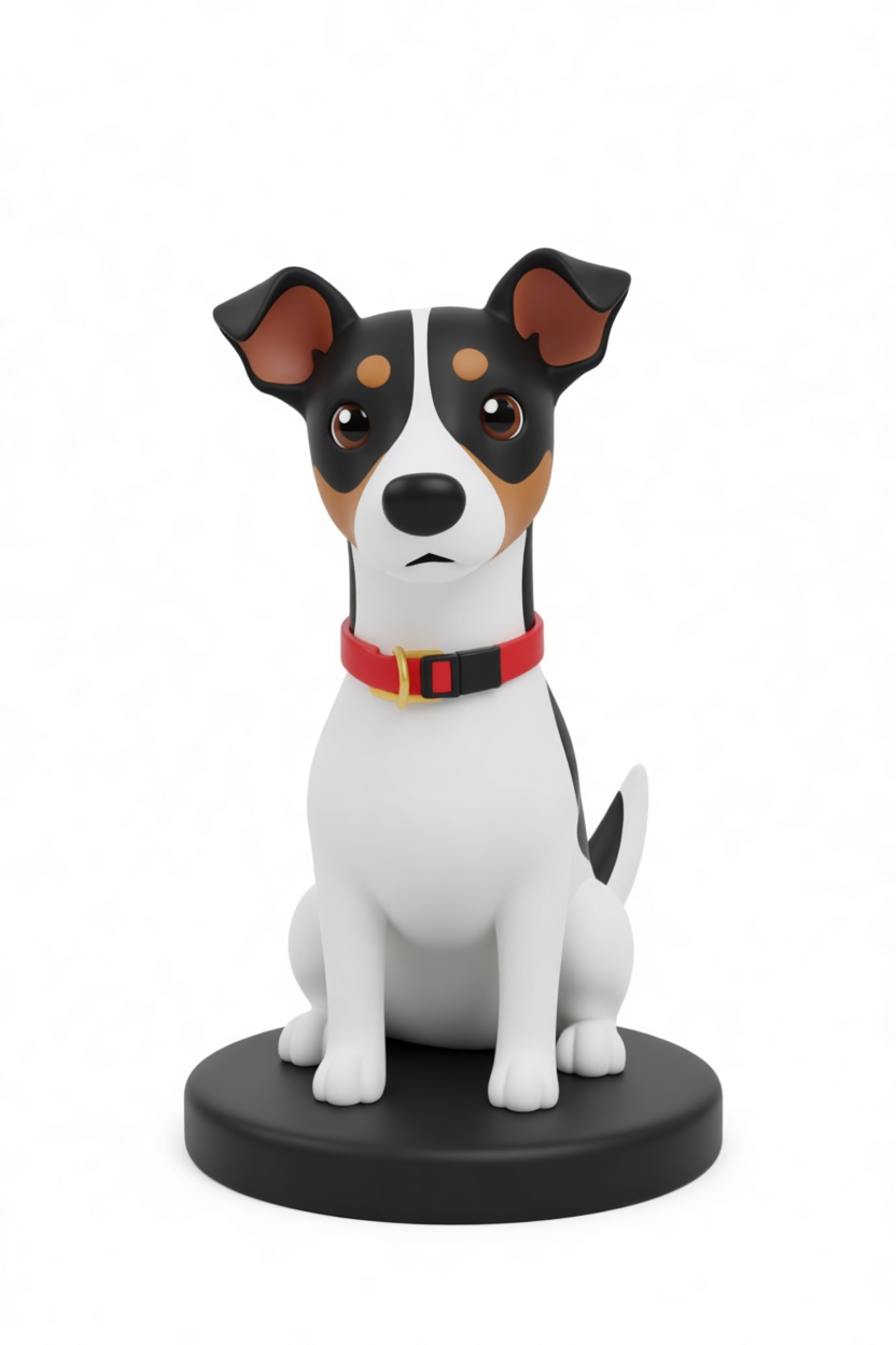Jack Russell Terrier Figurine free 3D printable STL