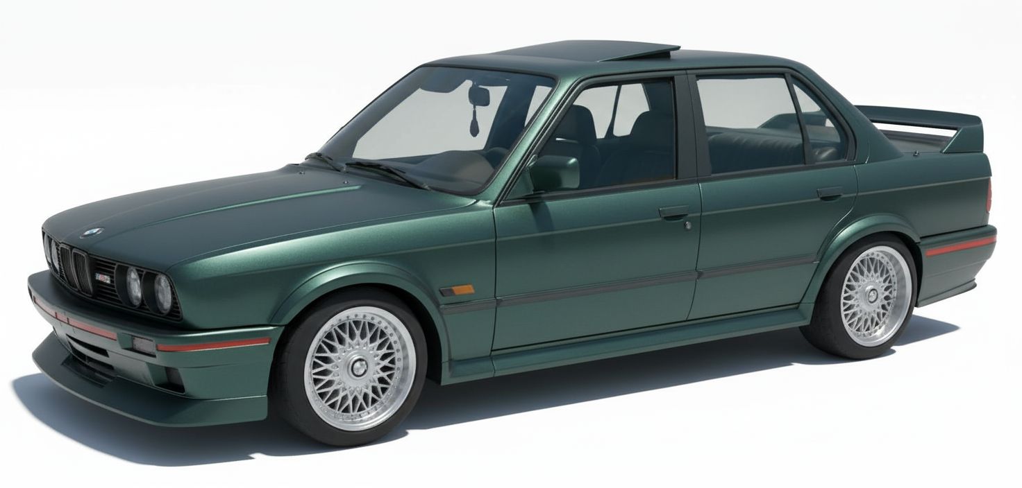 BMW E30 M3 Model free 3D printable STL