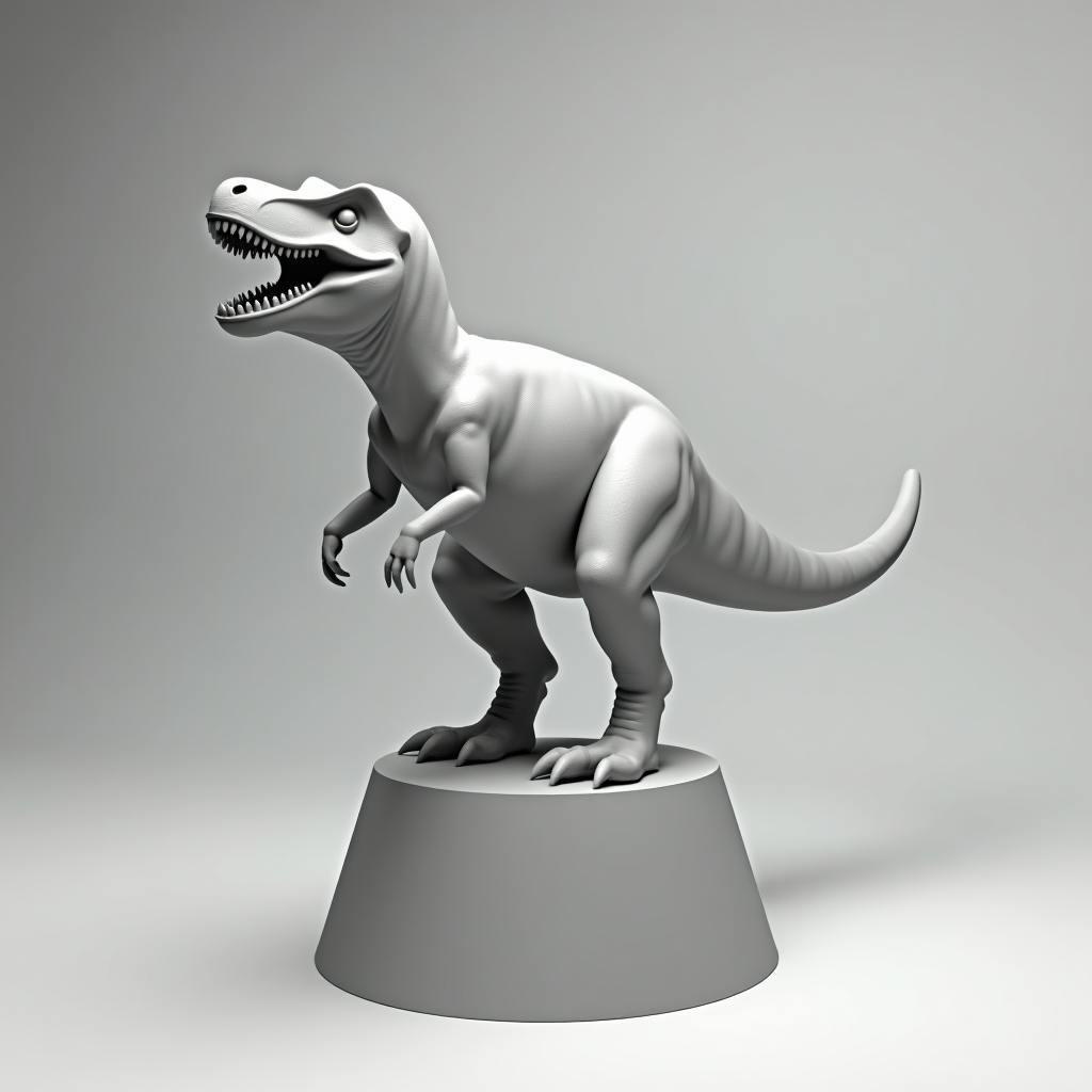 Dynamic T-Rex Model free 3D printable STL