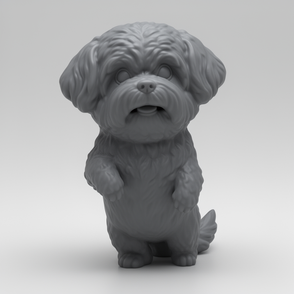 Maltese Bichon Figurine free 3D printable STL