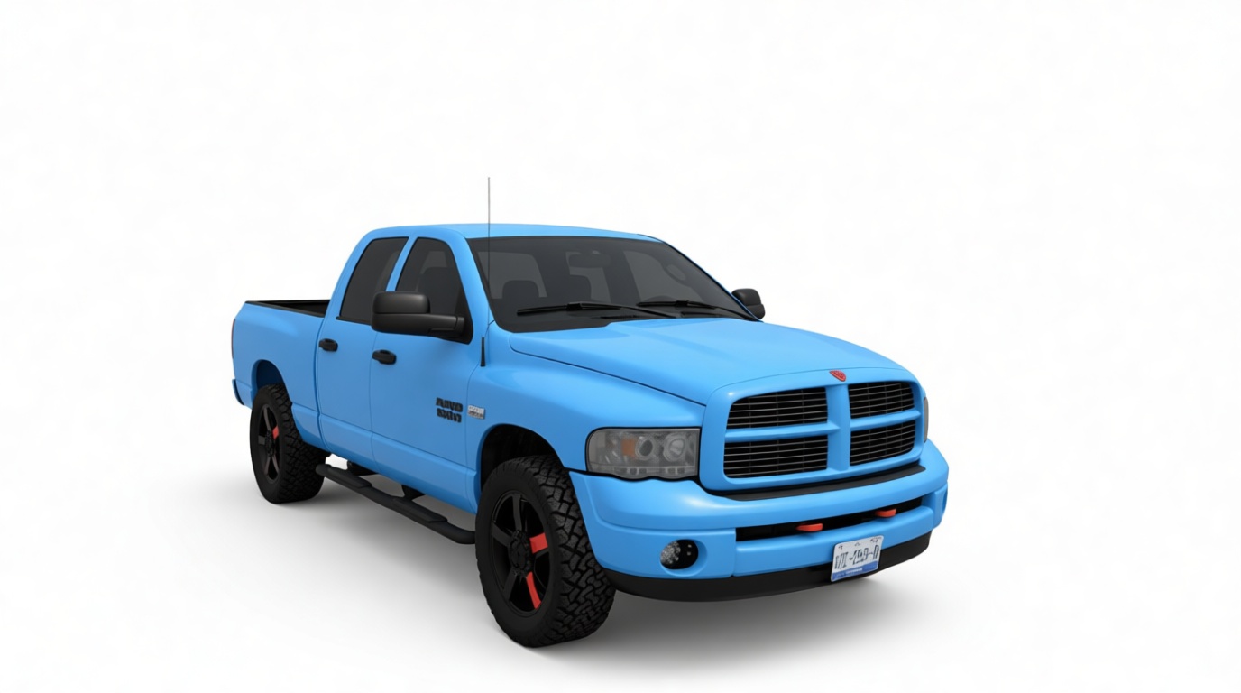 Dodge Ram 1500 Pickup Model free 3D printable STL