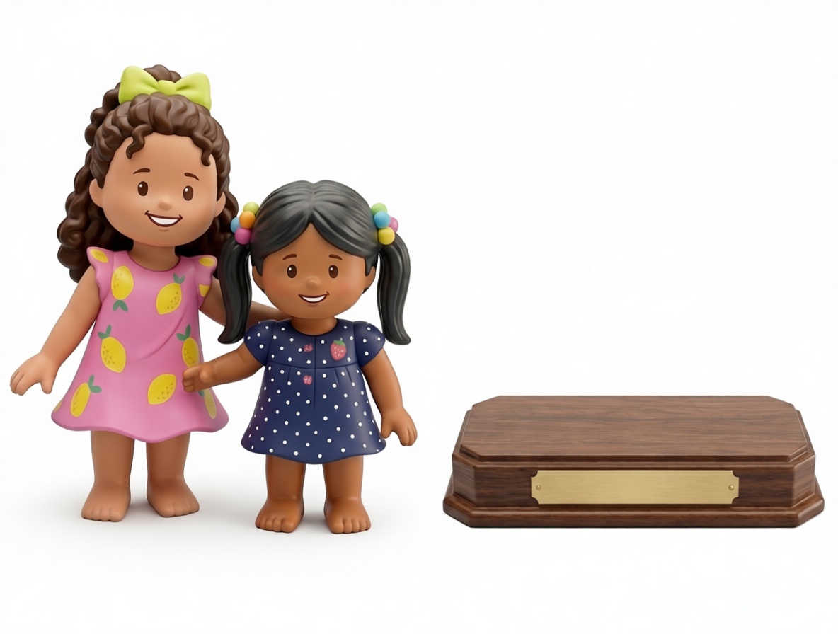 Girl And Toddler Figurines free 3D printable STL