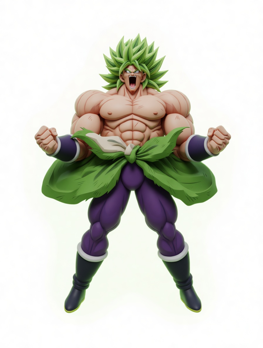 Broly Figurine free 3D printable STL