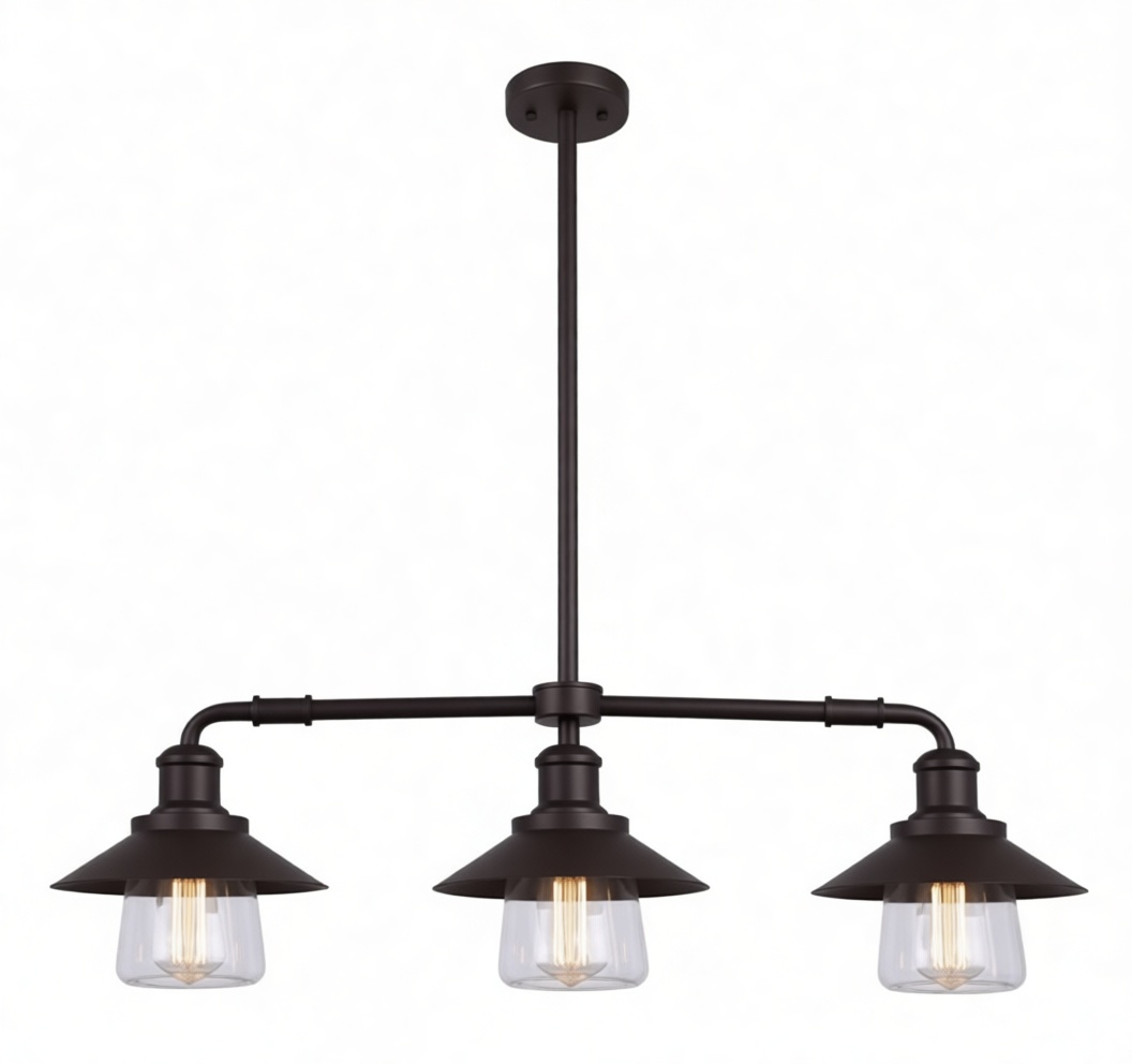 Farmhouse Triple Pendant Light free 3D printable STL