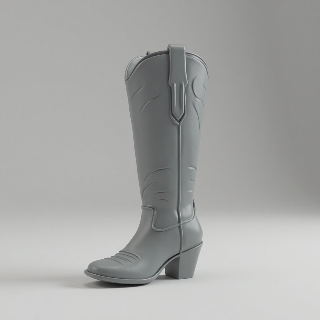 Cowboy Boot Vase free 3D printable STL