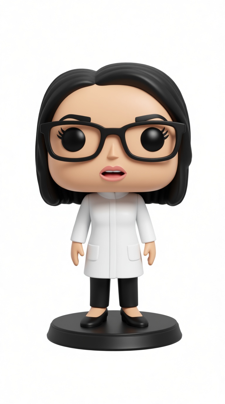 Scientist Woman Figurine free 3D printable STL