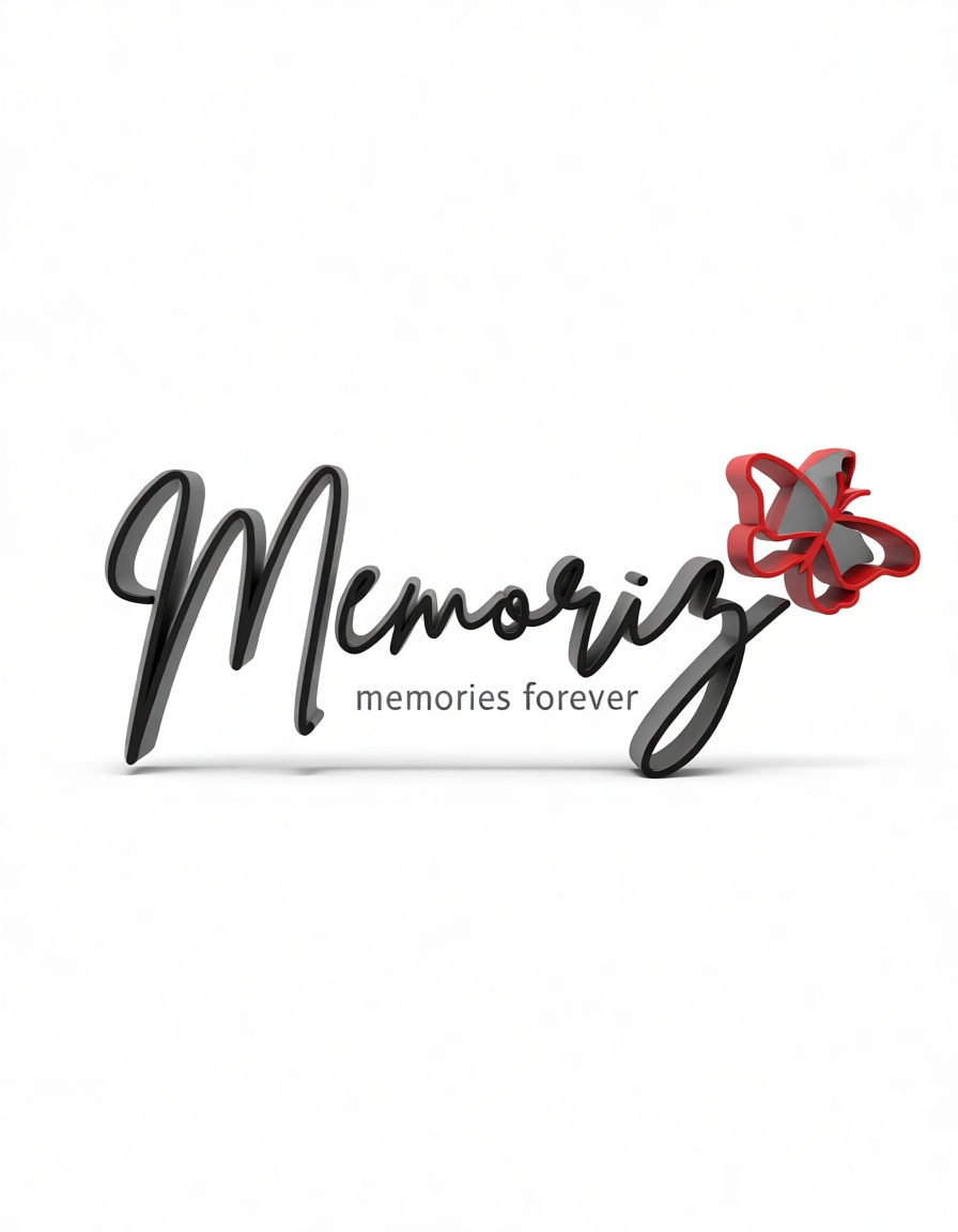 Memorizz Script Sign free 3D printable STL