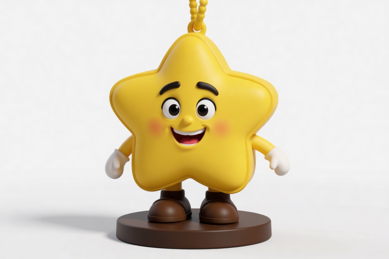 Happy Star Figurine free 3D printable STL